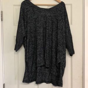 Large Maternity GAP Black Heather Sweatshirt